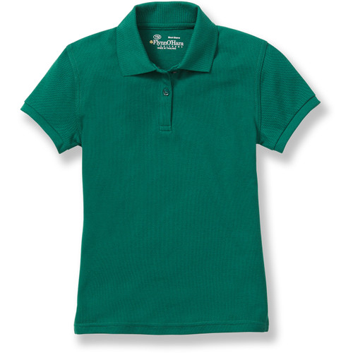 Ladies' Fit Polo Shirt with embroidered logo [MS001-9708-HUNTER]