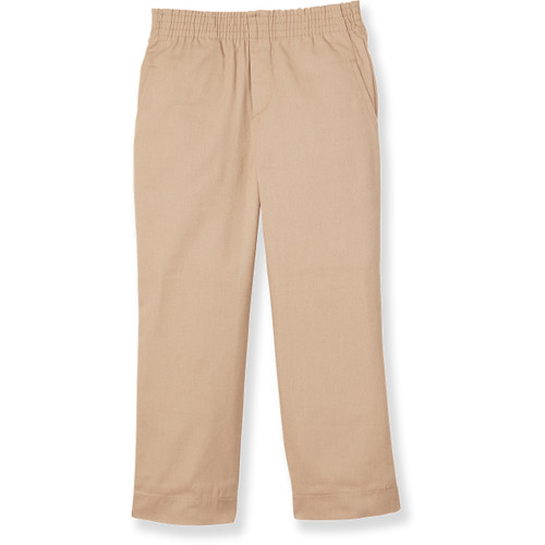 Pull-On Elastic Waist Pants [TX074-PULL ON-KHAKI]