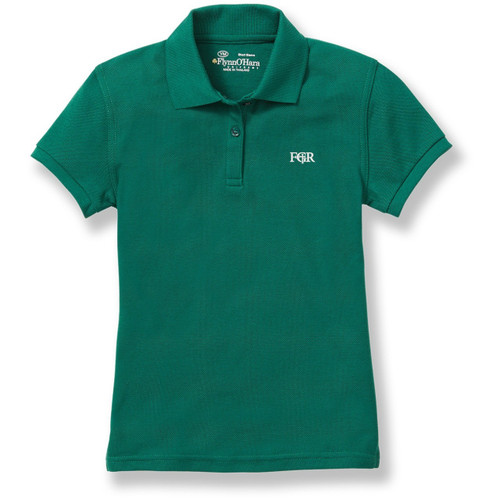 Ladies' Fit Polo Shirt with embroidered logo [MI002-9708-FGR-HUNTER]