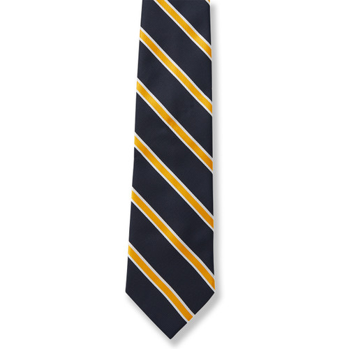 Striped Tie [TX122-3-1208-NV/WH/GD]
