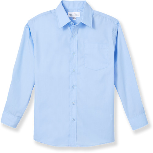 Long Sleeve Dress Shirt [PA155-DRESS-LS-BLUE]