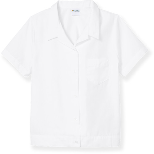 Overblouse with embroidered logo [TX054-5523/AUH-WHITE]
