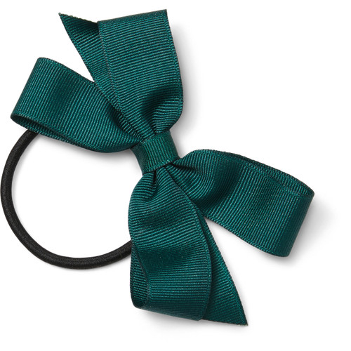 Hair Elastic with Bow [NJ341-193-GREEN]