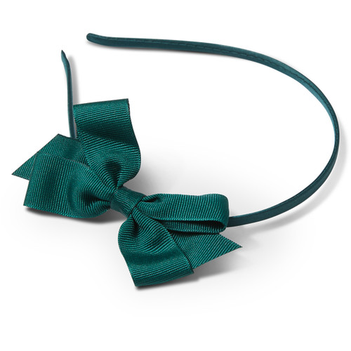 Thin Headband with Bow [NJ341-195-GREEN]