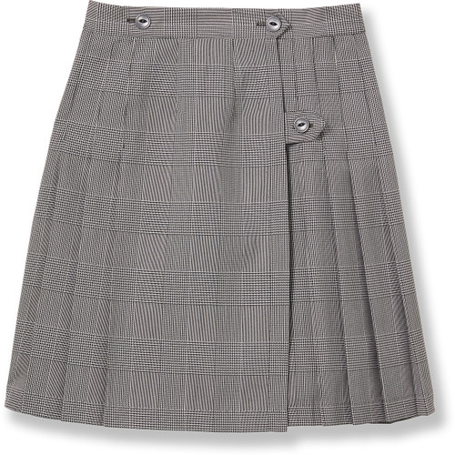 Wrap-around Kilt [CT005-501-230-BK/WH PL]