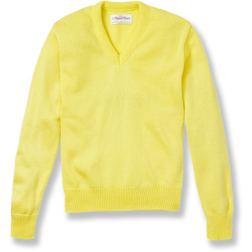 V-Neck Pullover Sweater [AK009-6500-YELLOW]