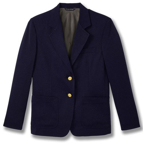 Girls' Polyester Blazer with embroidered logo [NC068-2000/HAW-NAVY]