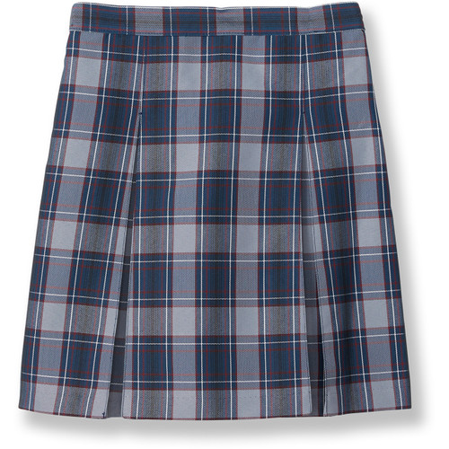 Pleated Skirt with Elastic Waist [NC068-34-82-BL/GY/MA]