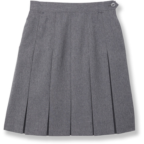 Box Pleat Skirt [PA524-505-10-GREY]