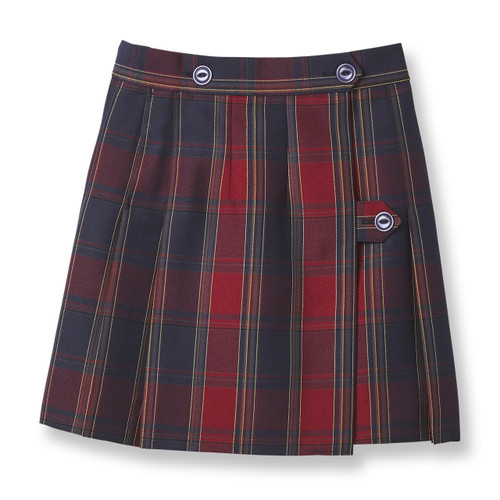 Wrap-around Kilt [AK002-501-38-RED/NAVY]