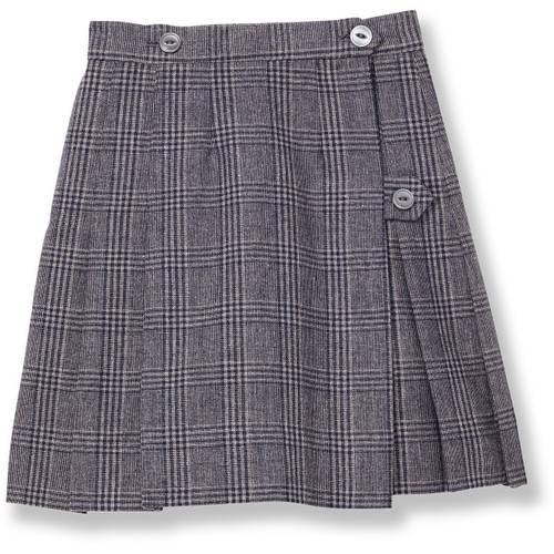 Wrap-around Kilt [AK002-503-17-GY/NV PL]