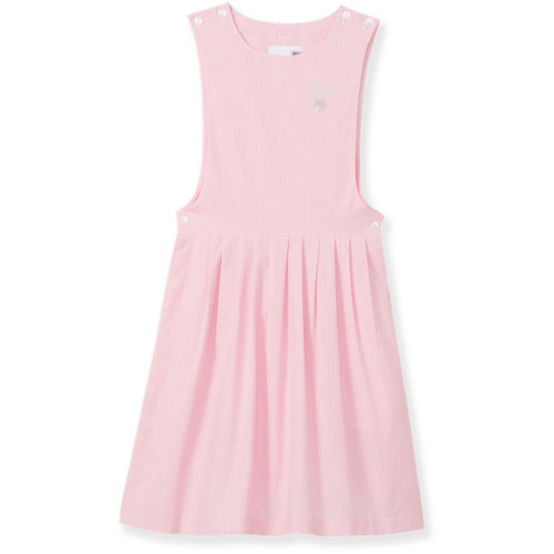 Pleated Dress with embroidered logo [TN004-61-02/AG-PK CORD]