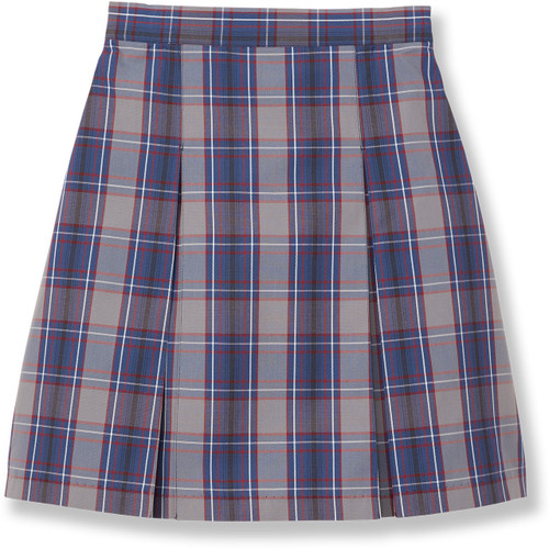 Pleated Skirt with Elastic Waist [AK001-34-53-BL/GY/MA]