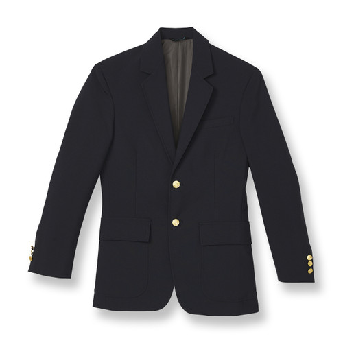 Adult Polyester Blazer with embroidered logo [DE002-MENS/AWI-NAVY]