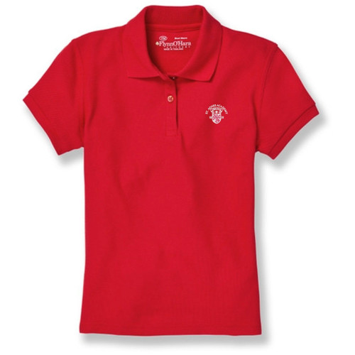 Ladies' Fit Polo Shirt with embroidered logo [TN004-9708-AGD-RED]