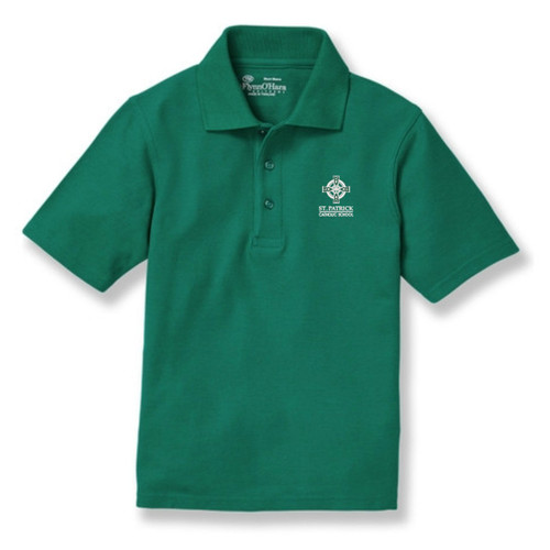 Short Sleeve Polo Shirt with embroidered logo [NC374-KNIT-PSC-HUNTER]