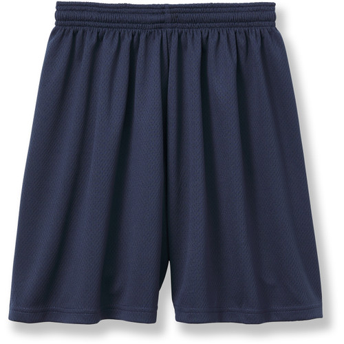Micromesh Gym Shorts with heat transferred logo [DE004-101-NAVY]
