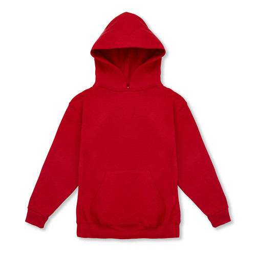 Heavyweight Hooded Sweatshirt with embroidered logo [TX104-76042STX-RED]