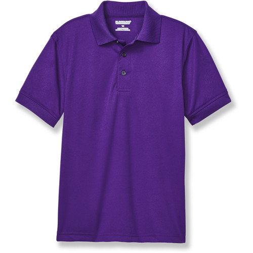 Performance Polo Shirt with embroidered logo [GA029-8500-PURPLE]