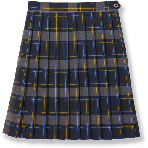 Knife Pleat Skirt [NY805-32-87-ROYAL/GD]