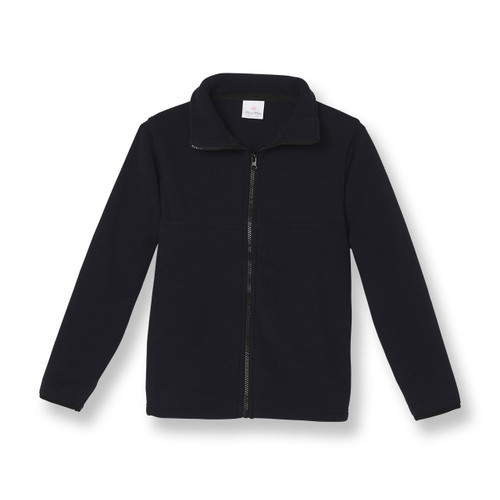 Full-Zip Fleece Jacket with embroidered logo [NY681-SA2500-NAVY]
