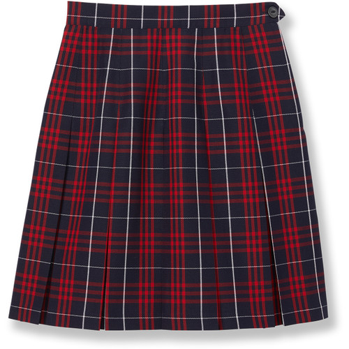 Box Pleat Skirt [TX059-505-37-NV/RED]