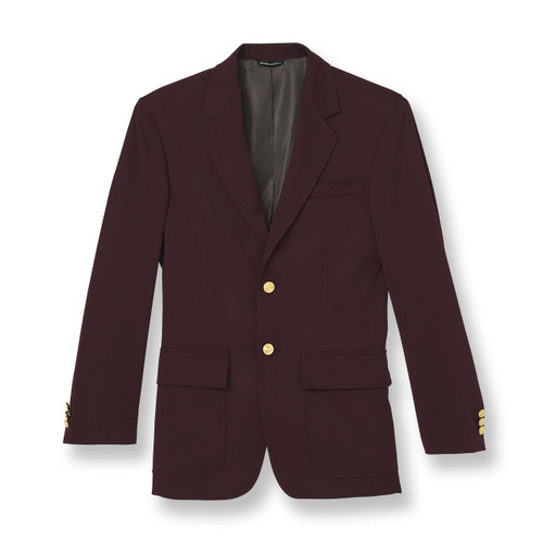 Adult Polyester Blazer with embroidered logo [NY438-MENS/BWC-MAROON]