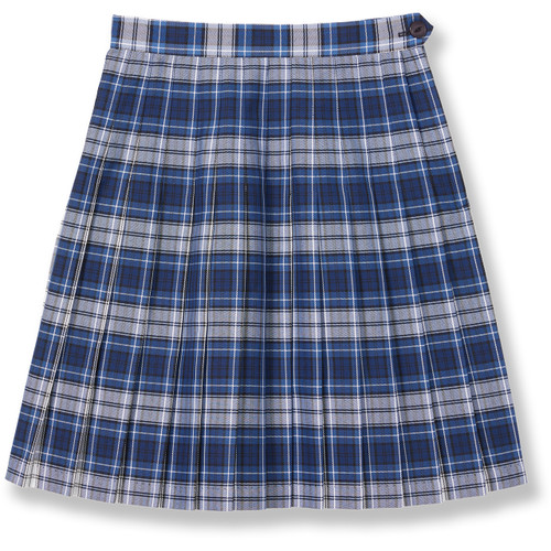Knife Pleat Skirt [TX084-532-85-BL/WH/NV]