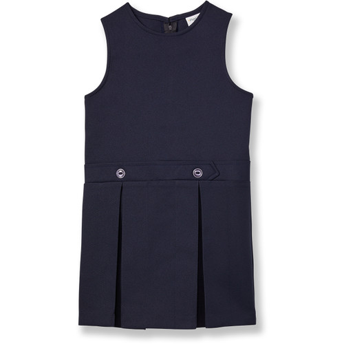 Drop Waist Jumper with embroidered logo [MD319-94-8-NAVY]
