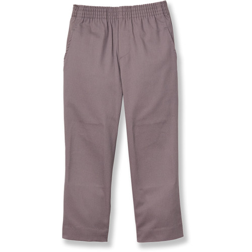 Pull-On Elastic Waist Pants [NY467-PULL ON-STEEL GY]