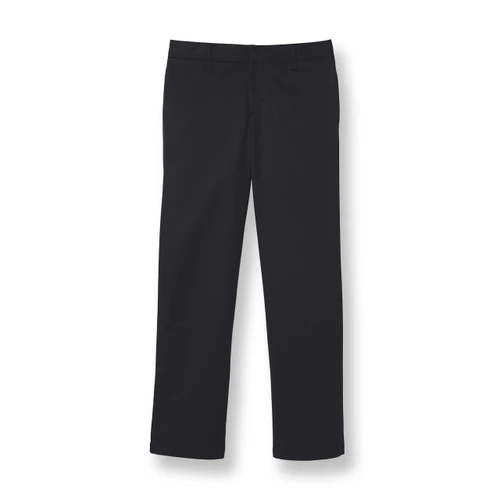 Girls' Flat Front Slacks [TX138-15-FLAT-NAVY]