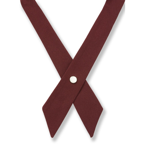 Girls' Criss-Cross Tie [NY386-C/C-MAROON]