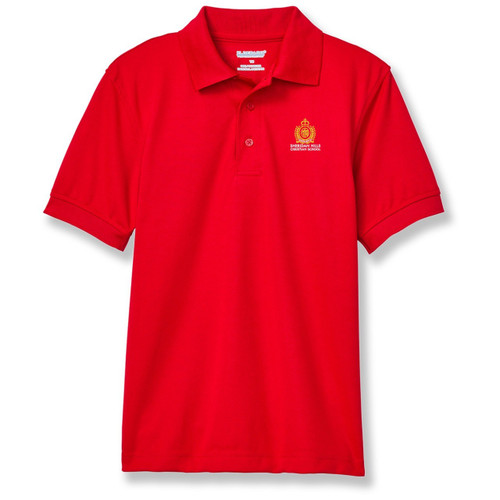 Performance Polo Shirt with embroidered logo [FL059-8500-SCF-RED]
