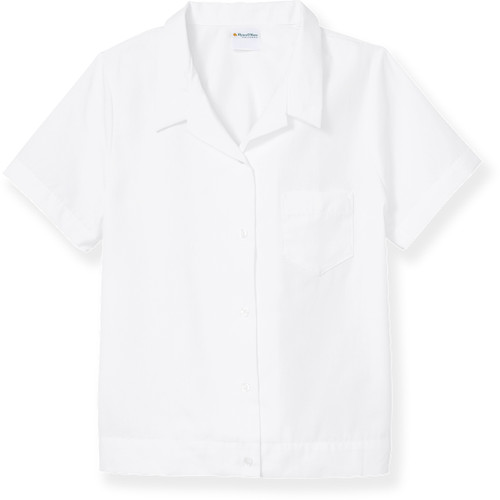 Overblouse with heat transferred logo [TX036-5523-WHITE]