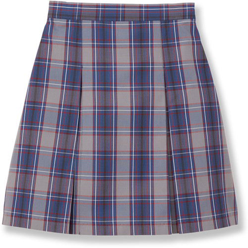 Pleated Skirt with Elastic Waist [NJ144-34-53-BL/GY/MA]