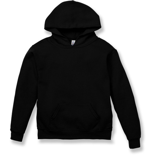 Heavyweight Hooded Sweatshirt with embroidered logo [GA038-76042-BLACK]