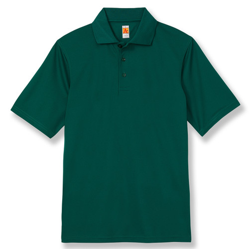 Short Sleeve Polo Shirt with embroidered logo [TX118-KNIT-SS-FOREST]