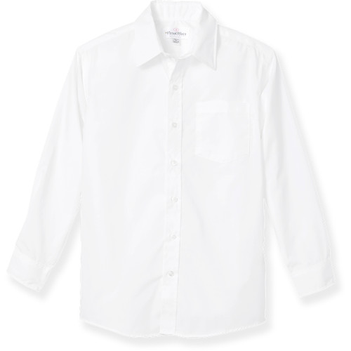 Long Sleeve Dress Shirt [NY185-DRESS-LS-WHITE]