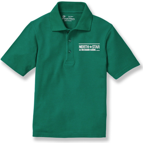 Short Sleeve Polo Shirt with embroidered logo [NJ219-KNIT-NSA-HUNTER]