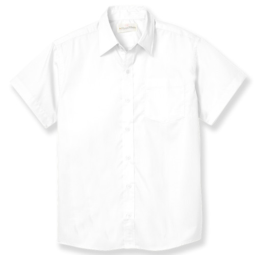 Short Sleeve Dress Shirt [NY445-DRESS-SS-WHITE]