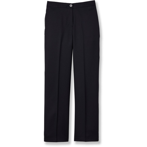 Girls' Flat Front Slacks [NY614-15-9A-NAVY]