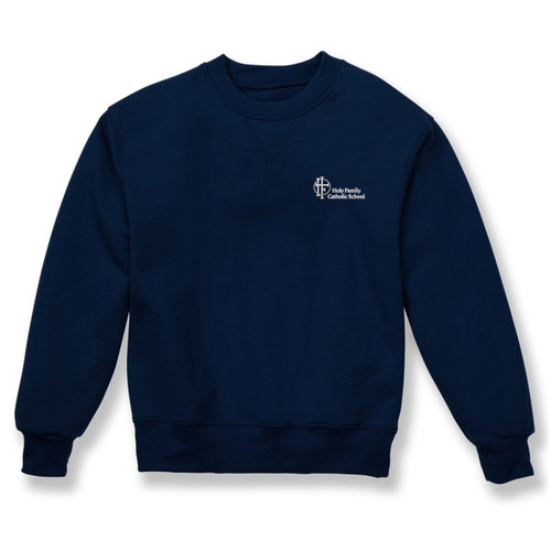Heavyweight Crewneck Sweatshirt with embroidered logo [TX017-862/HFA-NAVY]