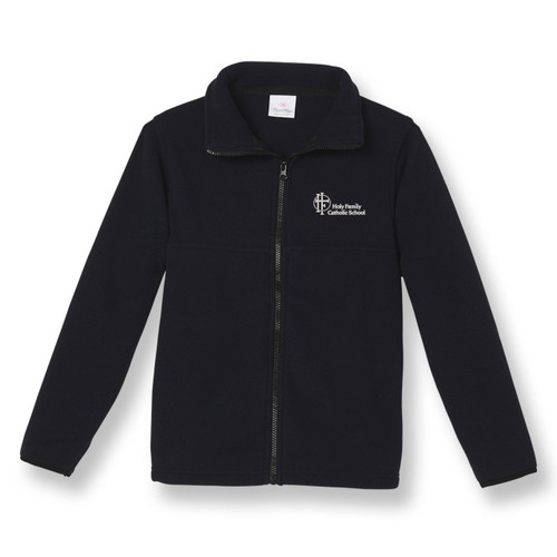 Full-Zip Fleece Jacket with embroidered logo [TX017-SA25/HFA-NAVY]