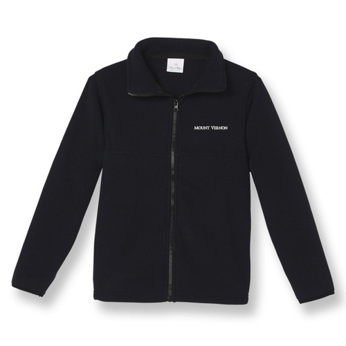 Full-Zip Fleece Jacket with embroidered logo [GA036-SA25/MV-NAVY]