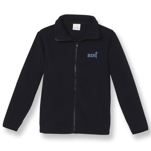 Full-Zip Fleece Jacket with embroidered logo [VA016-SA25/BSH-NAVY]
