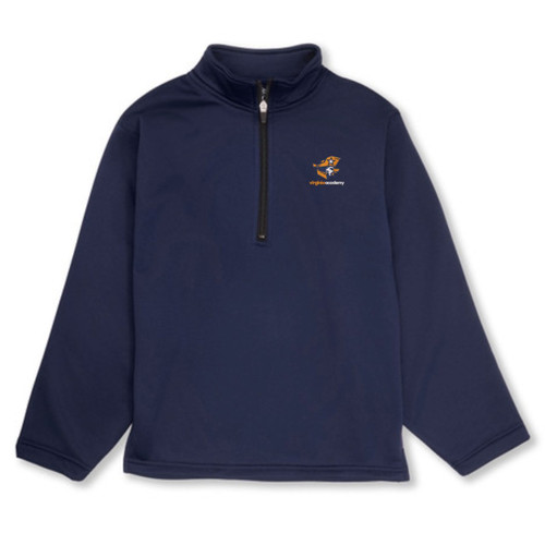 1/4-Zip Performance Fleece Pullover with embroidered logo [VA184-6133/ARK-NAVY]