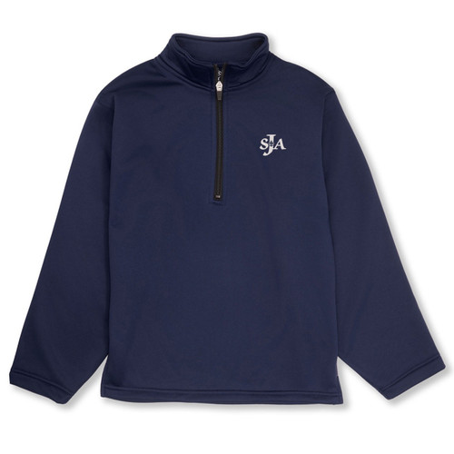 1/4-Zip Performance Fleece Pullover with embroidered logo [MD113-6133/JMD-NAVY]