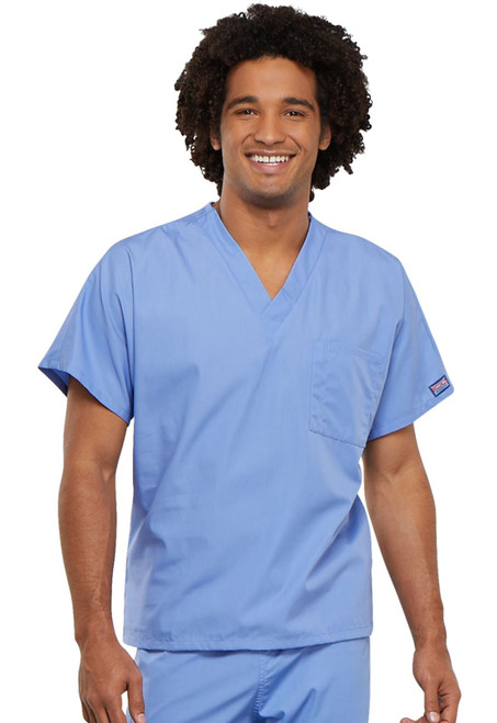 Unisex Tunic with embroidered logo [PA345-4777/KHA-CEIL]