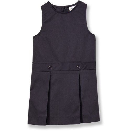 Drop Waist Jumper with embroidered logo [FL039-94-5/SQM-DK NAVY]