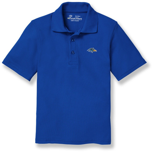 Short Sleeve Polo Shirt with embroidered logo [NY158-KNIT-RSB-ROYAL]